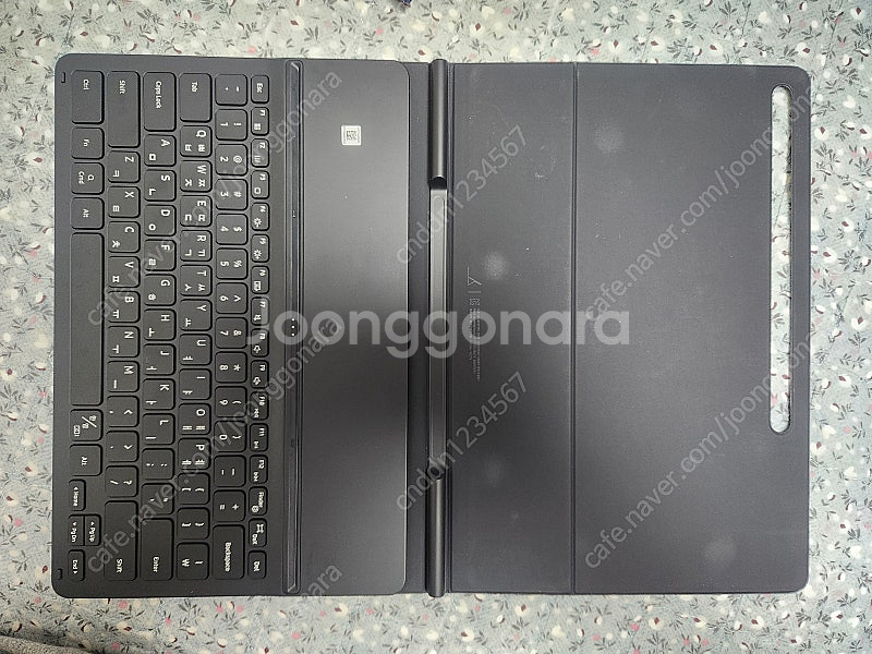 갤럭시탭s7 fe + s8+ 키보드 북커버, 슬림키보드...--0