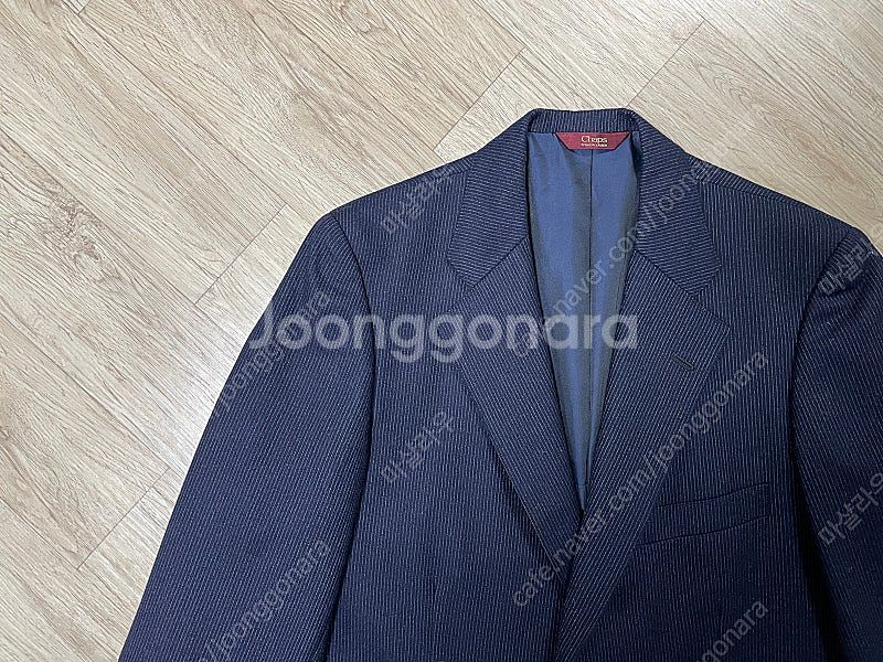 [95] 폴로 챕스 랄프로렌 네이비 핀스트라이프 울 블...--5