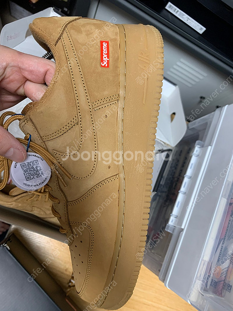 나이키x슈프림 된장포스 300사이즈--3