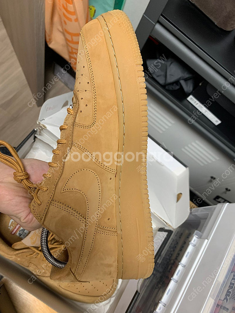 나이키x슈프림 된장포스 300사이즈--4