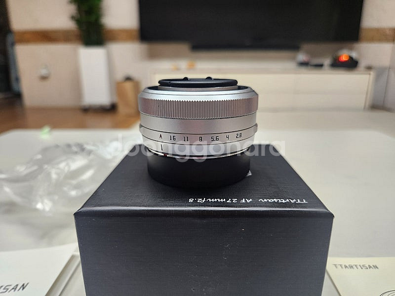 티티아티산 27mm F 2.8 실버 새상품(후지 X마운...--1