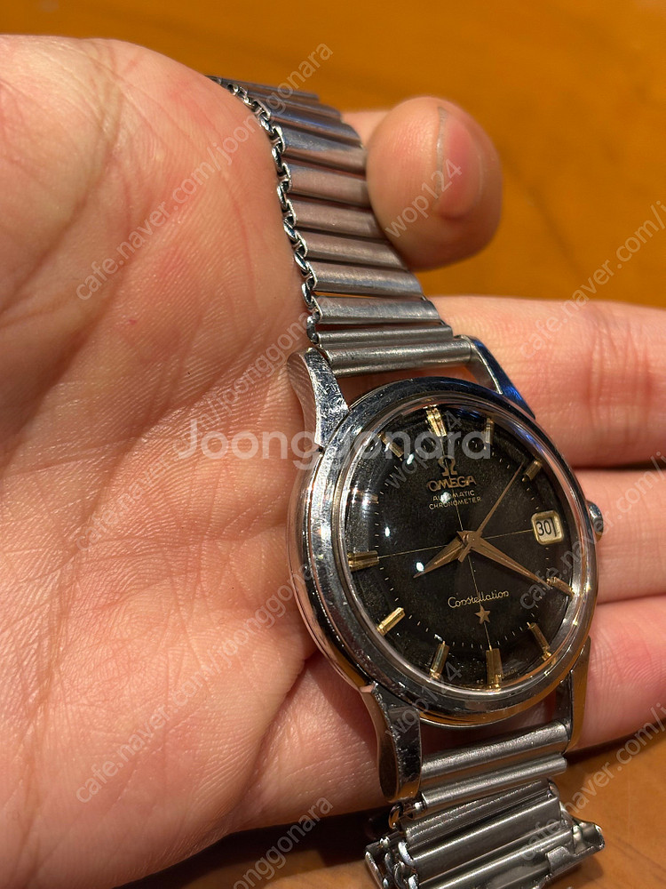 1960 Omega 오메가 컨스틸레이션 파이판 블랙 오...--3