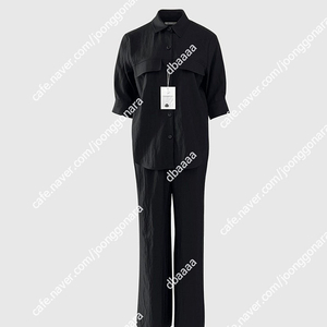 BRONN 브론 24SS B BUTTON JUMPSUIT 점프수트 블랙 숏 S