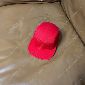 Supreme 슈프림 레드 캠프캡 모자 (Back Logo Red)