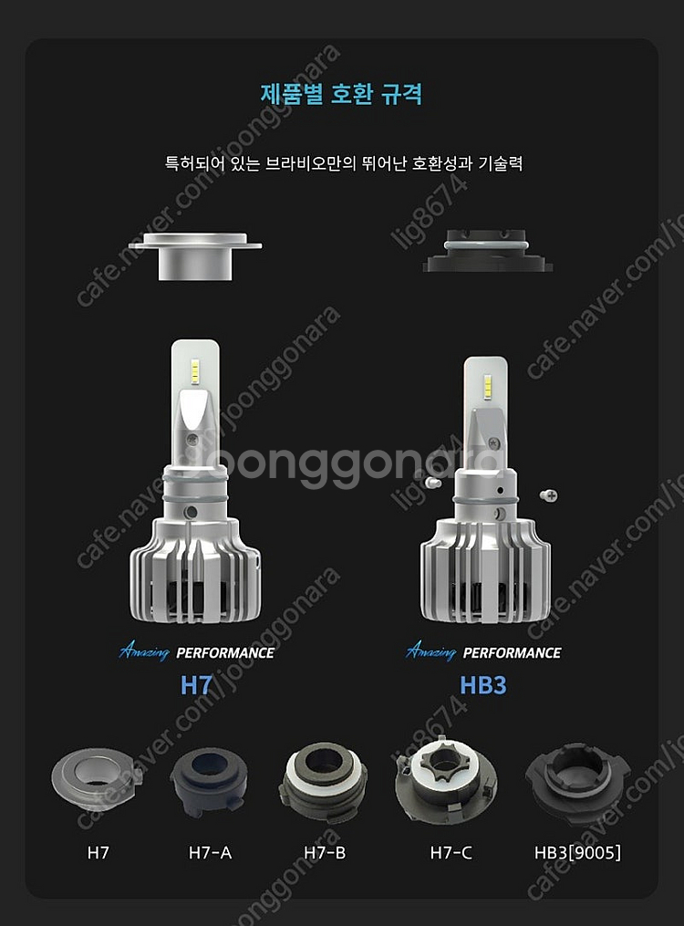 브라비오 합법 인증 LED 전조등 헤드라이트 어메이징 ...--4