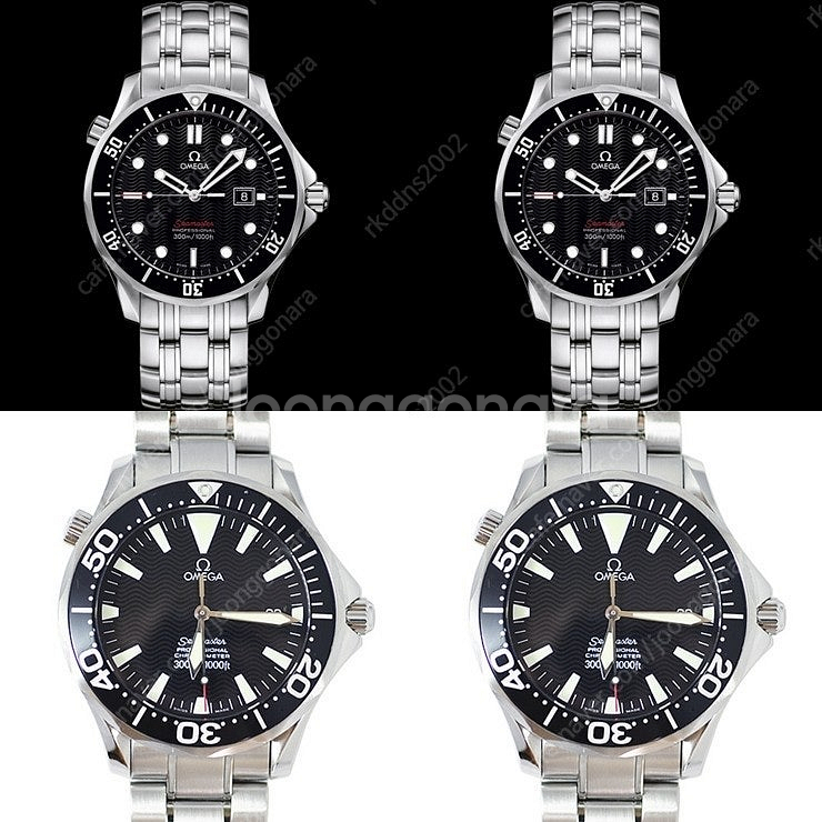 [재업] 씨마스터 300 쿼츠 1세대 / 물결 쿼츠--0