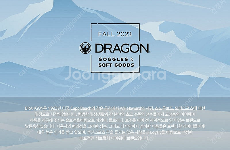 드래곤 유아동 스노우보드 스키 고글--8