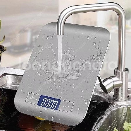 전자저울 10KG usb 충전겸용 주방 저울 스테인레스...--3