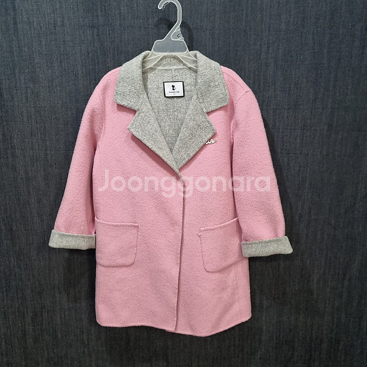 프랜치캣 여아동 핸드메이드 코트 130, 102304--0