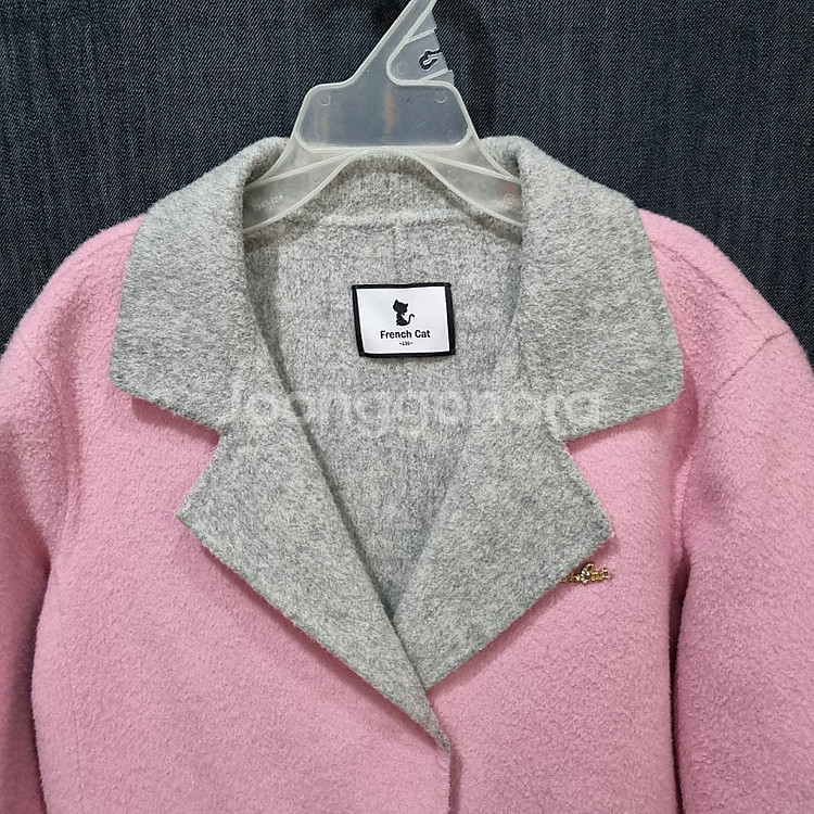 프랜치캣 여아동 핸드메이드 코트 130, 102304--1