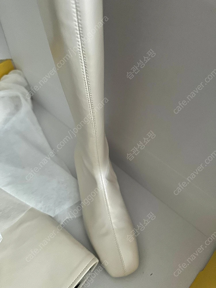 w컨셉 부츠 apto 앱토 아그네스 아이보리 롱부츠 230 (새상품) 이미지