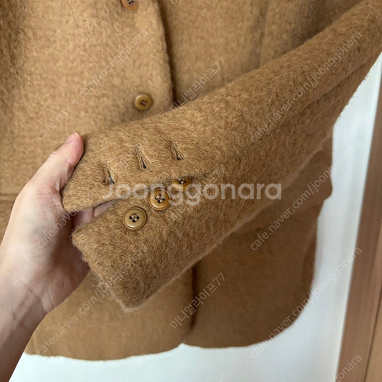 앤유브라운 모헤어 클라우드 울자켓 하프코트 올드머니룩 ...--7