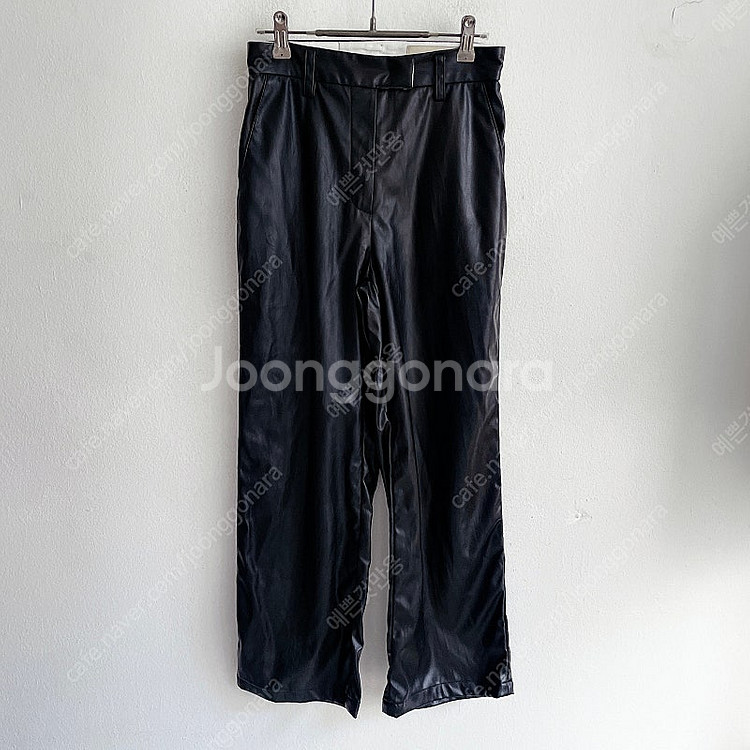 20FW 마뗑킴 팍스 레더 팬츠--5