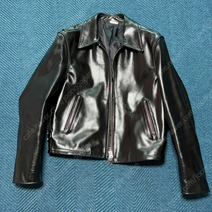 토니웩/ Calf Leather Zip Blouson Jacket (M)