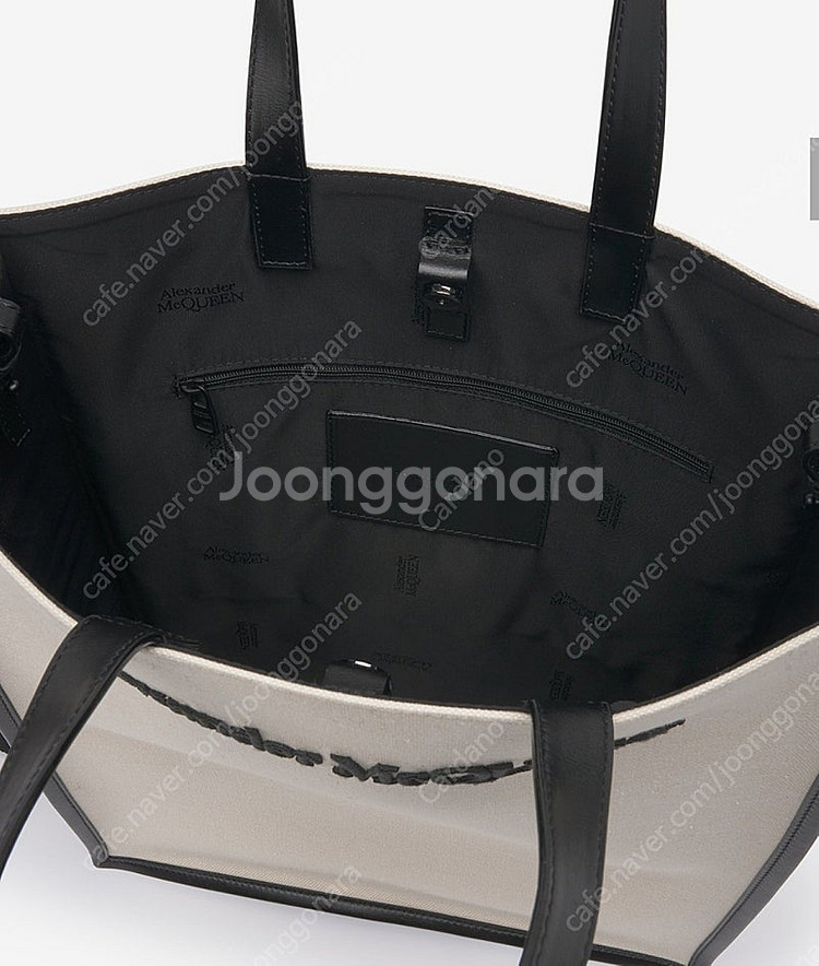 [정품] 알렉산더 맥퀸 캔버스 투웨이 토트백 팝니다--3