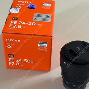 소니 FE 24-50 G렌즈(F2.8G, 2450)