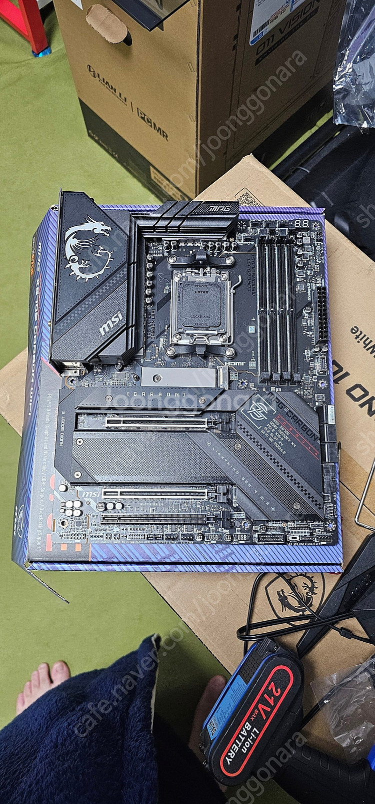MSI MPG X670E CARBON 카본 메인보드 팝...--1