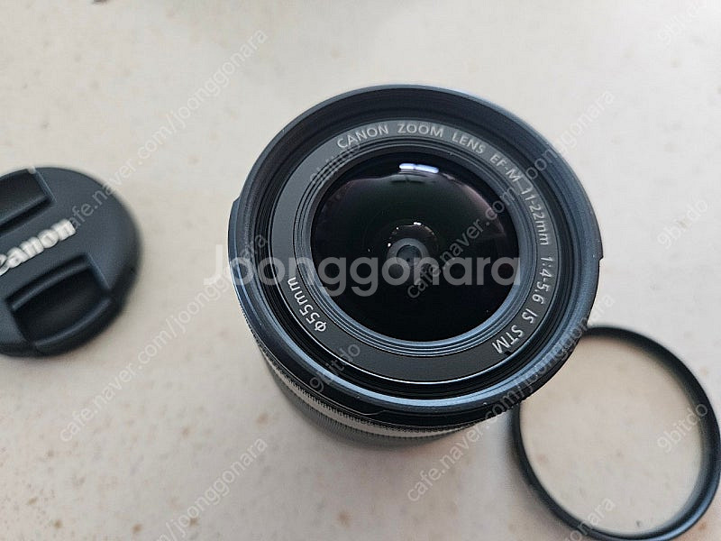캐논 EF-m 11-22mm 렌즈 팝니다.--2
