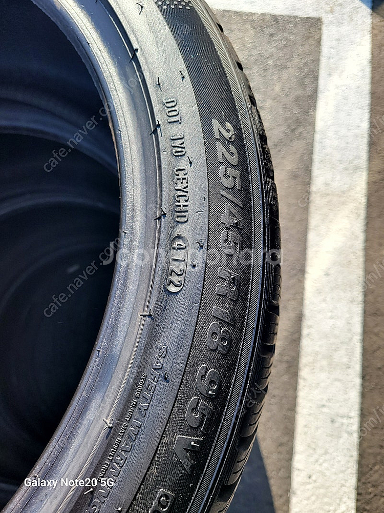 (판매) 한국 스노우타이어 225 45 18 255 4...--3