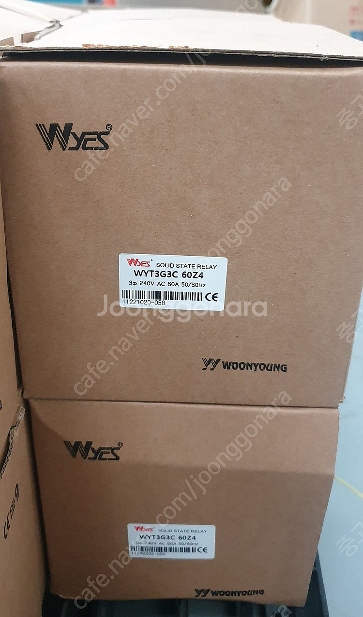 운영 SSR WYT3G3C 60Z4 삼상방열판 FAN ...--0