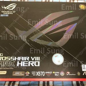 ASUS X570 Darkhero VIII (AM4) 메인보드 팝니다.