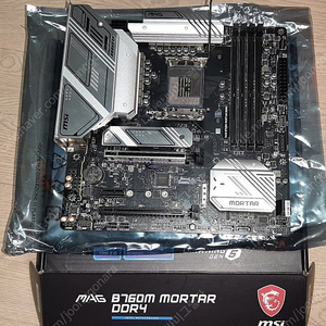 인텔 13600kf . msi b760m 박격포 ddr4. 팀그룹 3600 32gb (서린)