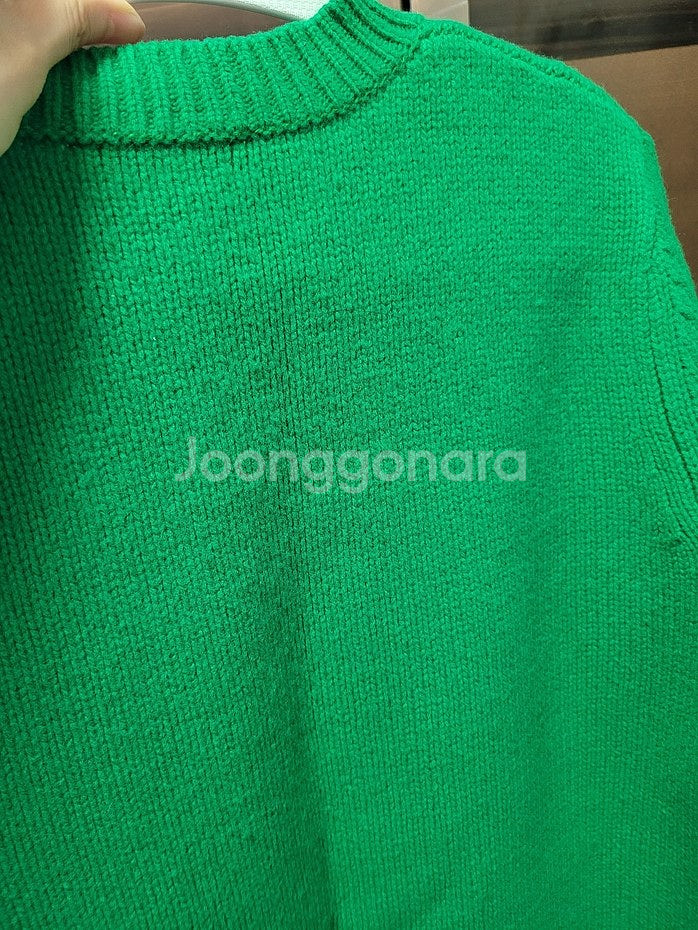 [가격할인]산드로 sandro 동물 이미지 녹색 스웨터--4