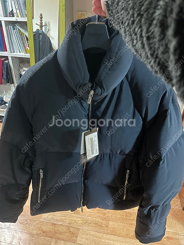 질스튜어트뉴욕 23FW MANTECO 원단 구스다운 숏...--9
