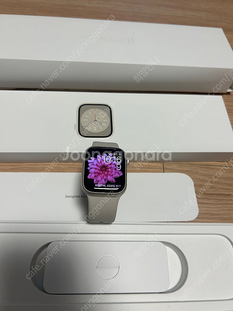 애플워치 8 41mm 스타라이트 gps 배터리성능 89...--0