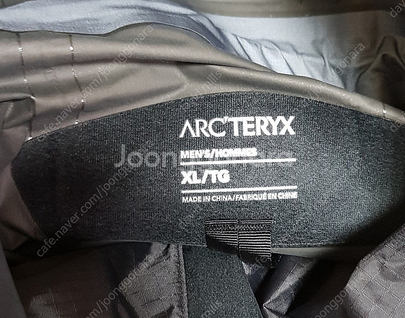 아크테릭스 제타 SL 블랙 XL사이즈--2