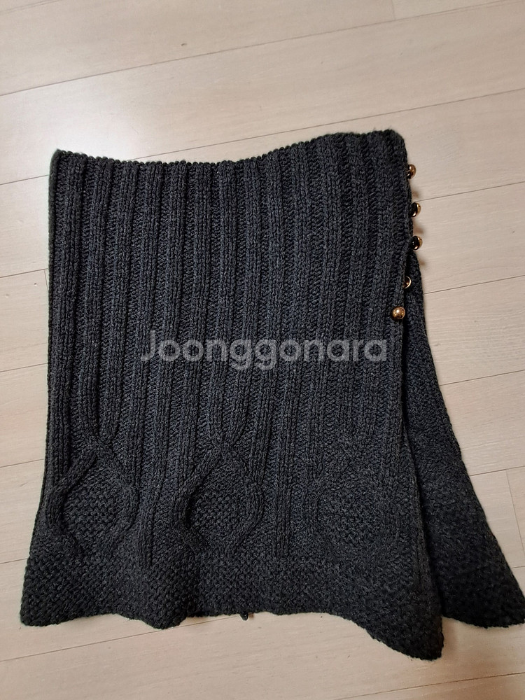 한섬 마인 모캐시미어코트55+sjsj 넥워머 같이 드려...--5