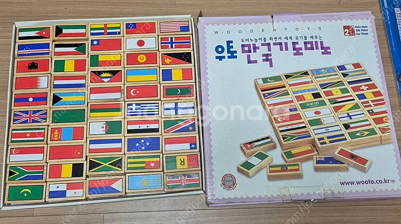 헬로나(그리스) 퍼즐 교구3종/우토 만국기도미노 원목교...--5