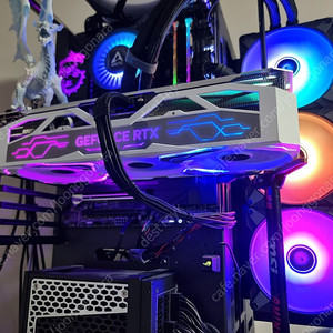 갤럭시 GEFORCE RTX 4080 SUPER SG 화이트 팝니다.