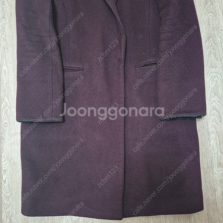 비지트인뉴욕 여성 캐시미어 럭셔리 싱글 코트--2