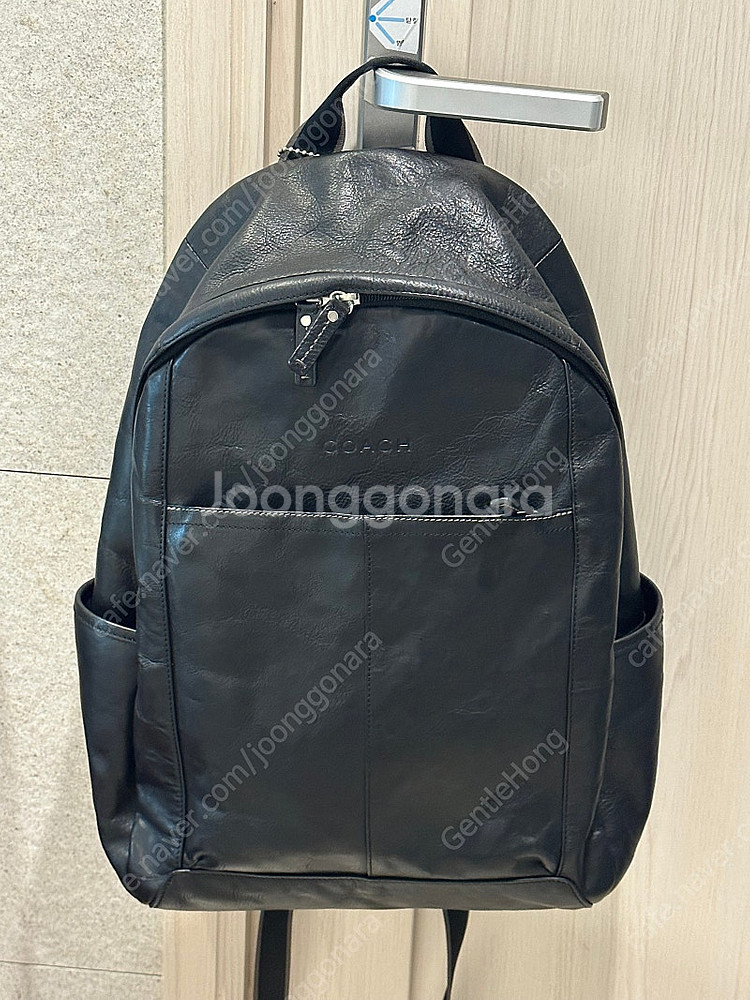 COACH 코치 가죽 백팩 남여공용 레더 웨스트(정품)--0