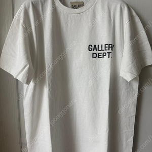 Gallery Dept. T-Shirt 갤러리 디파트먼트 화이트 반팔티 m