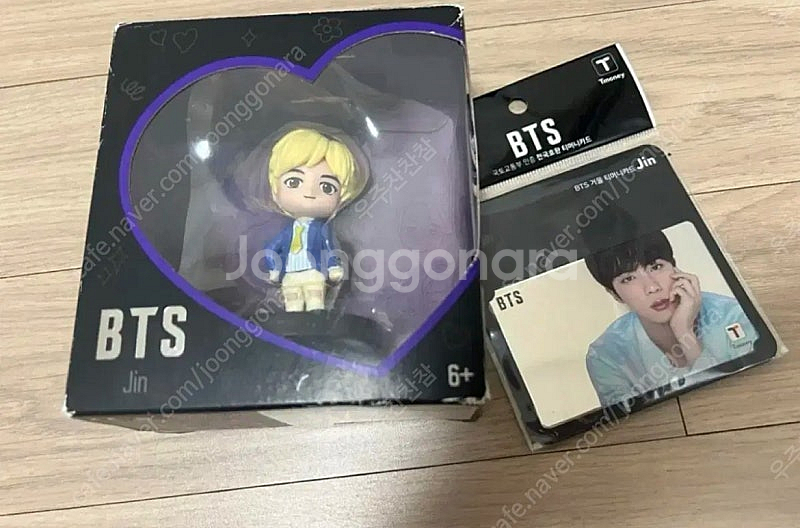 BTS jin(방탄소년단 진) 피규어&교통카드--0