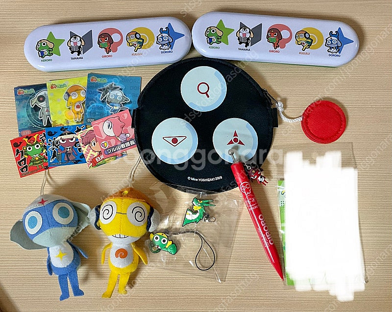 케로로 굿즈 일괄 처분 기로로 샤프 필통 퍼즐 등등--0