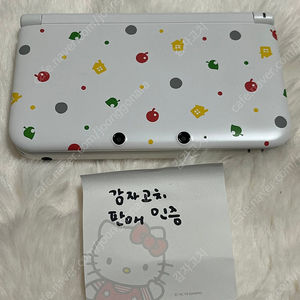 닌텐도3DS XL 튀어나와요동물의숲 에디션(튀동숲에디션) 본체