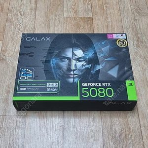 갤럭시 GALAX RTX 5080 BLACK OC D7 16GB