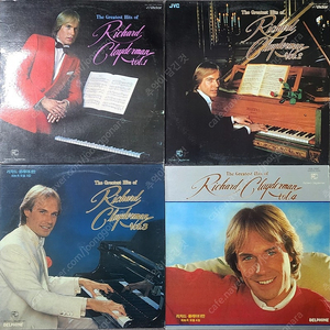 상태좋은 Richard Clayderman(리챠드크레이드만) lp음반 4장 올려봅니다 0209