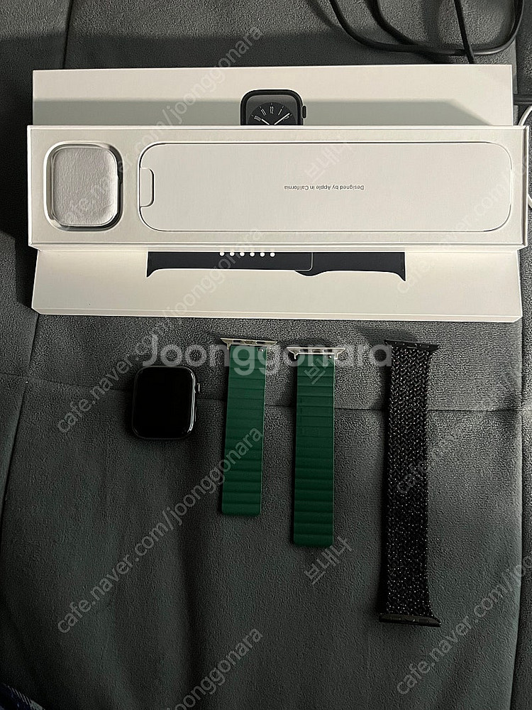 애플워치 8 45MM 스테인리스 스페이스블랙--6