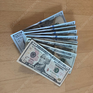 미국 달러 USD 670불 판매