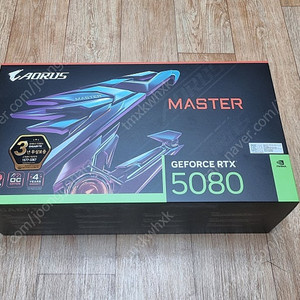 기가바이트 AORUS RTX 5080 MASTER D7 16GB