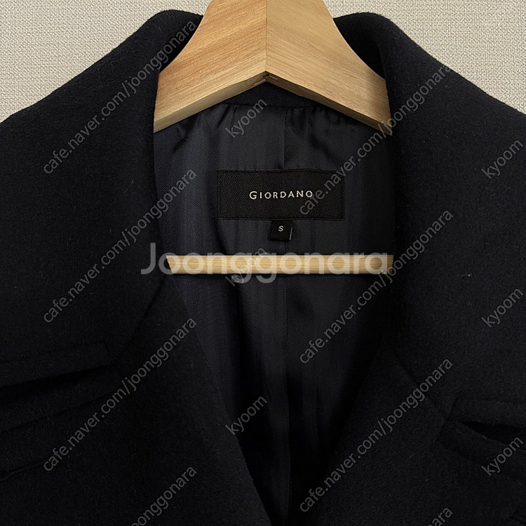 [S] 지오다노 한소희 울 피코트 자켓 새상품--3