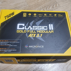 마이크로닉스 클래식ll gold 750w 풀모듈러 파워