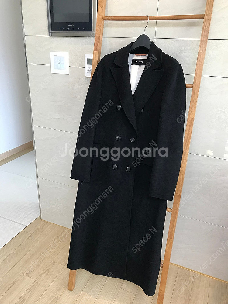 데카브 캐시미어 핸드메이드코트--1