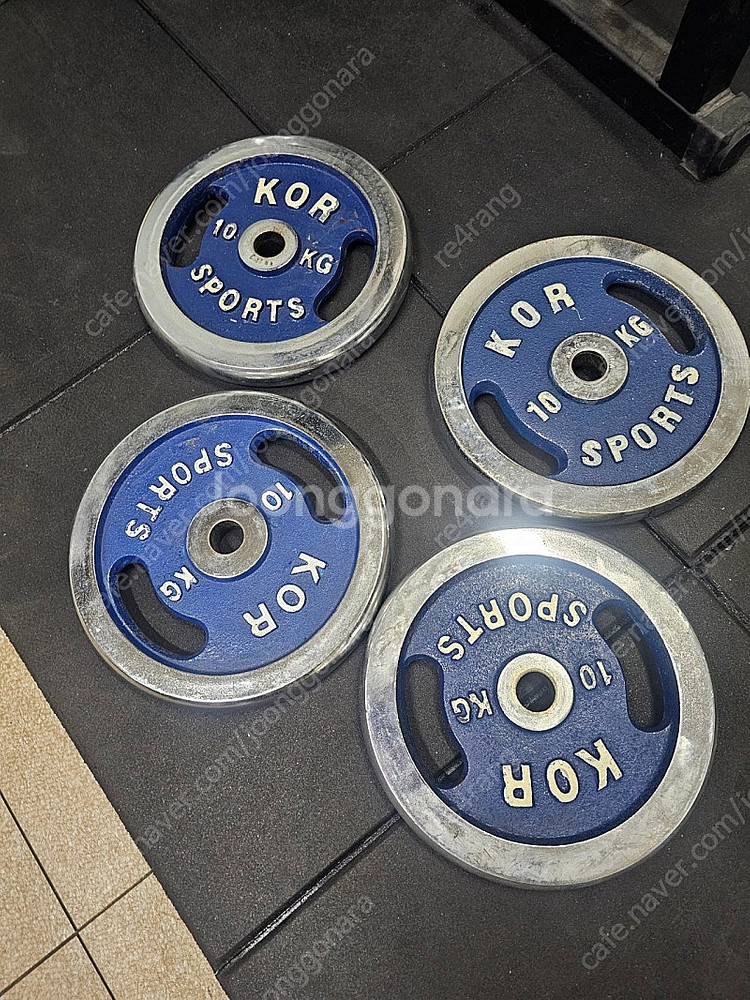 태림스포츠 크롬 바벨 원판 경량봉용 10kg 4개--0