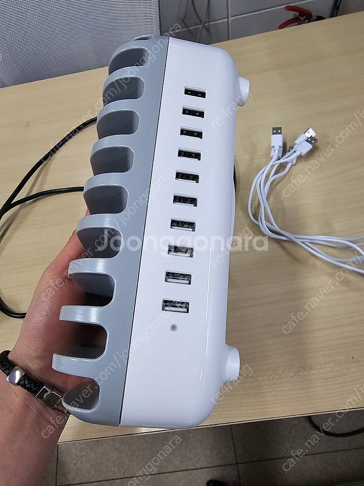 다량 핸드폰 충전기 USB 거치대 다중 고속 무선 10칸형--5