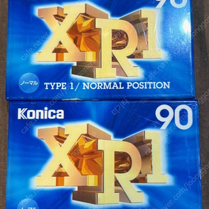 Konica XR1 90 카세트 공테이프 X 2개